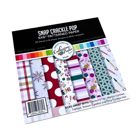 Snap Crackle Pop Patterned Paper