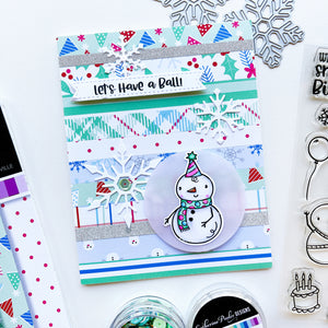 Snow Day Birthday Patterned Paper
