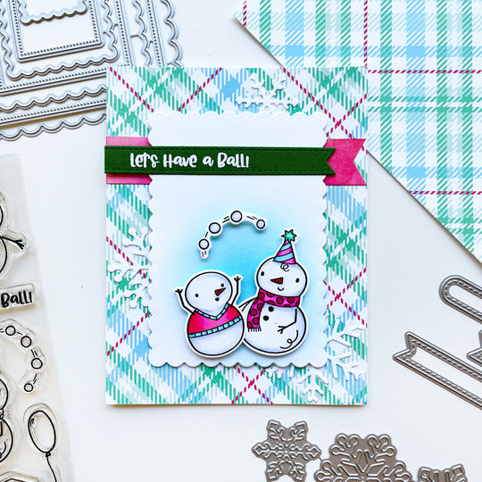Snow Day Birthday Patterned Paper