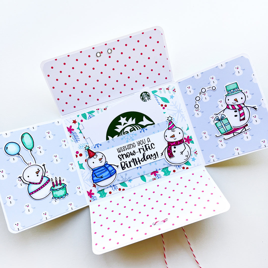 Snow Day Birthday Patterned Paper