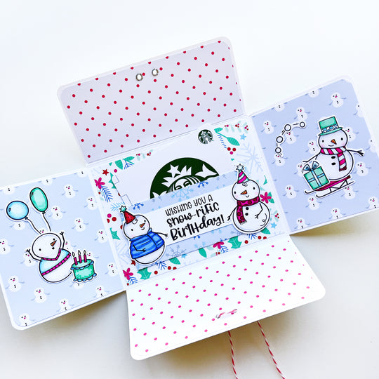 Snow Day Birthday Patterned Paper