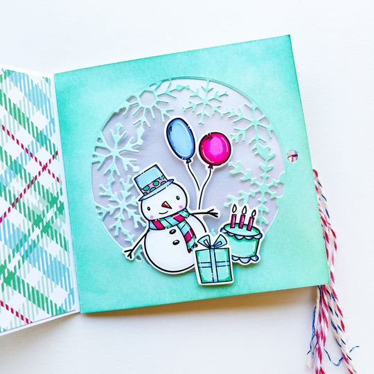Snow Day Birthday Patterned Paper