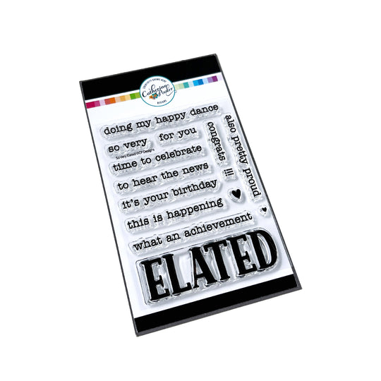 So Very Elated Sentiments Stamp Set