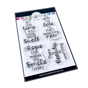 Stacked Inspirations Sentiments Stamp Set