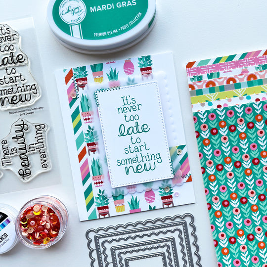 It's never too late to start something new card