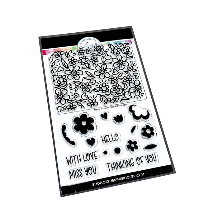 Stamp-a-doodle Floral Stamp Set