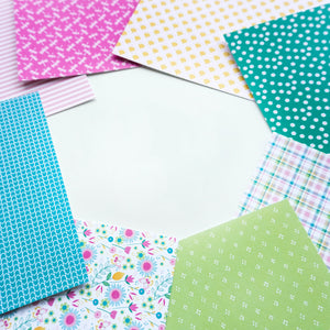 Summer Pick-n-Mix Patterned Paper spread out