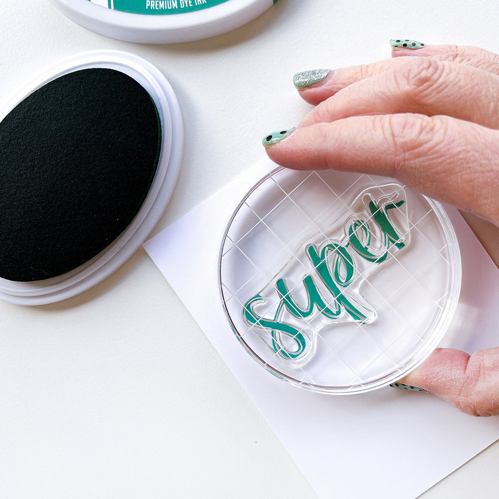 Stamping the Super Star Sentiments stamp set