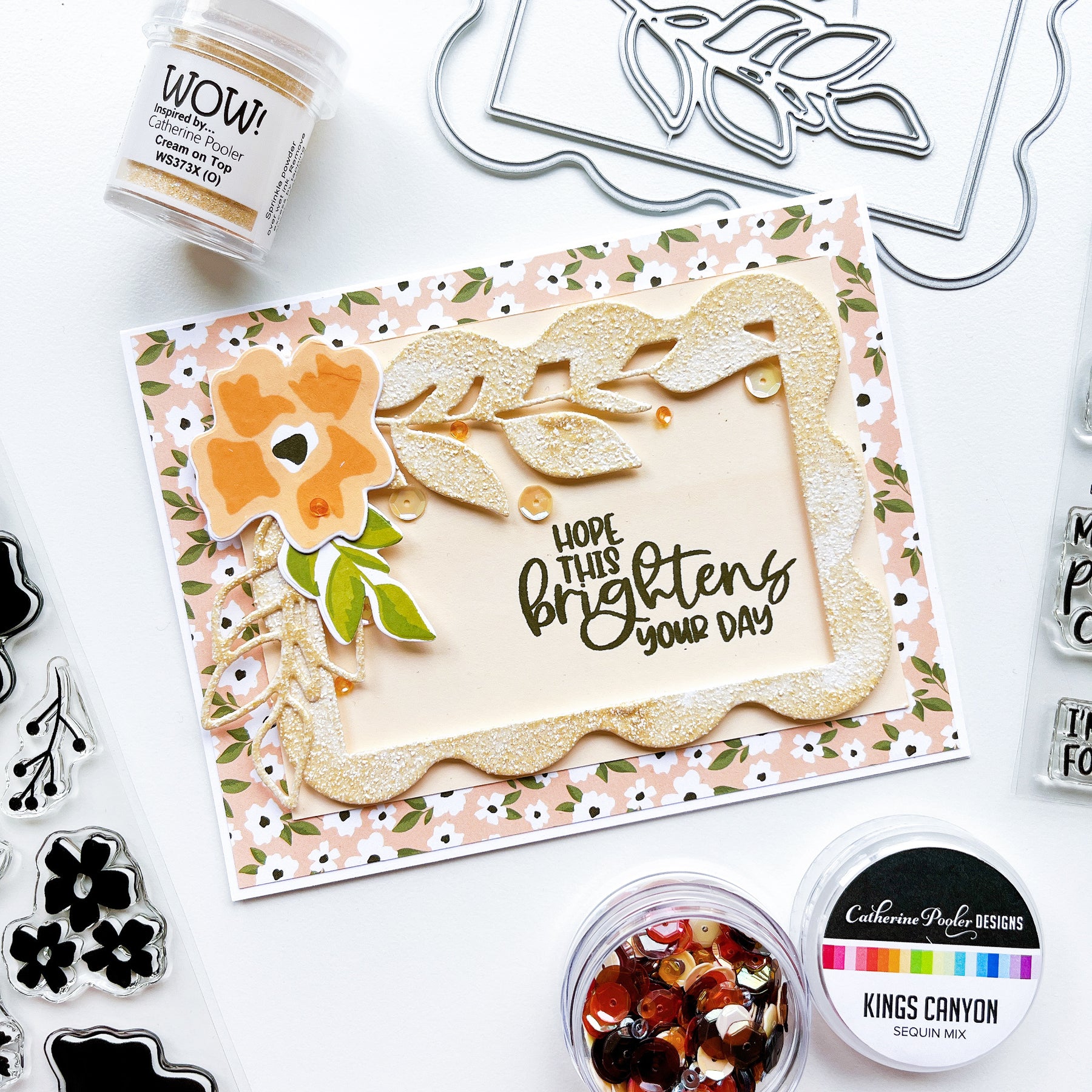 Quirky Blossoms Digitally Printed on Catherine Silk