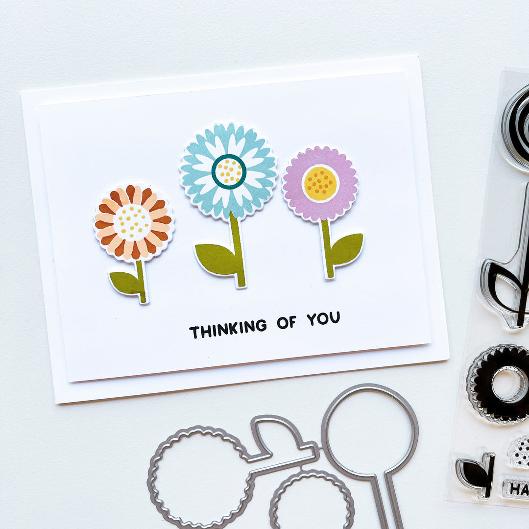 Towering Blooms Stamps Set