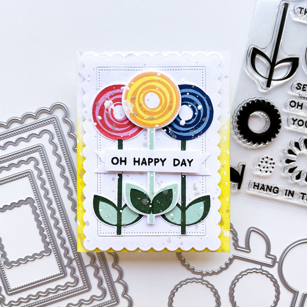 Towering Blooms Stamps Set