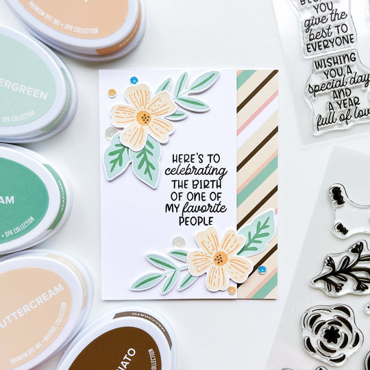 Tussy Mussy Floral Stamp Set
