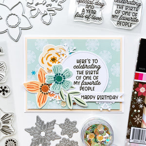Tussy Mussy Floral Stamp Set