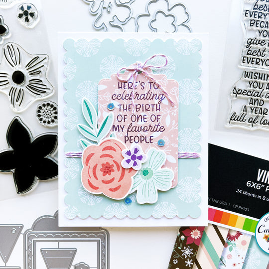 Vintage Garden Patterned Paper