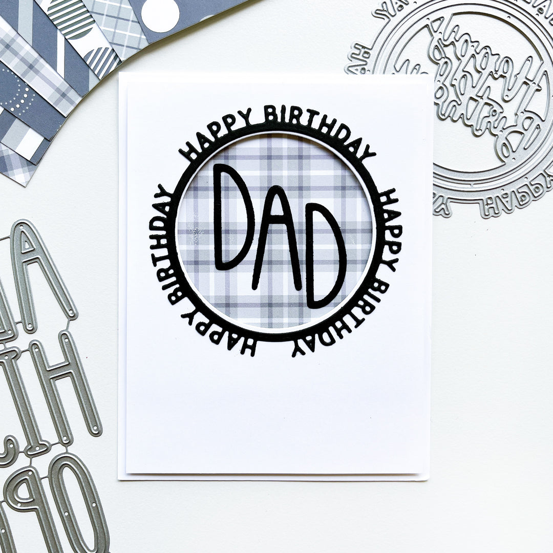 Two-Toned Gray Patterned Paper
