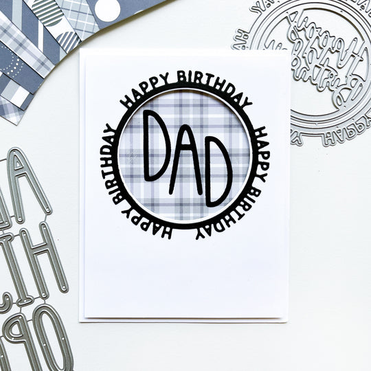 Two-Toned Gray Patterned Paper