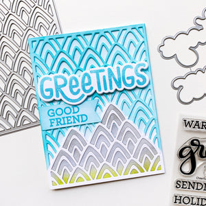 greeting card with under my wing cover plate