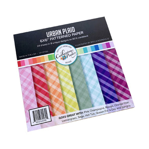 Urban Plaid Patterned Paper Pack