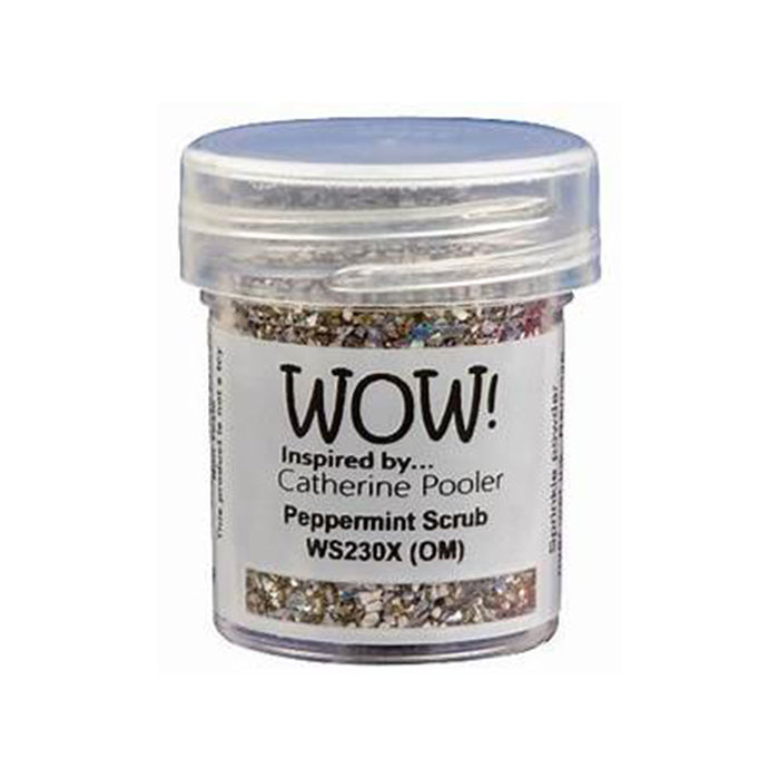 Peppermint Scrub Embossing Glitter by WOW
