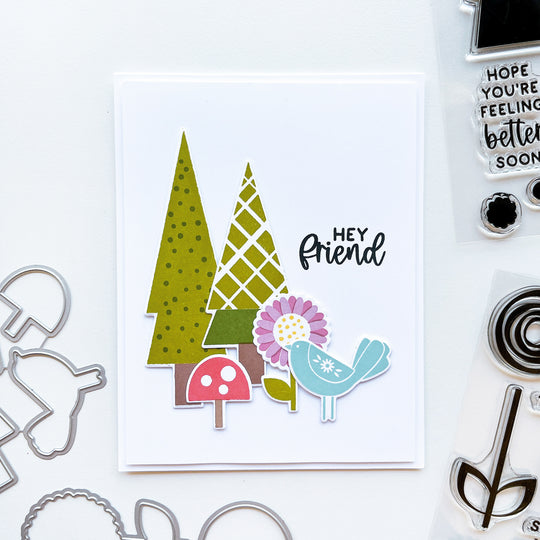 Towering Blooms Stamps Set