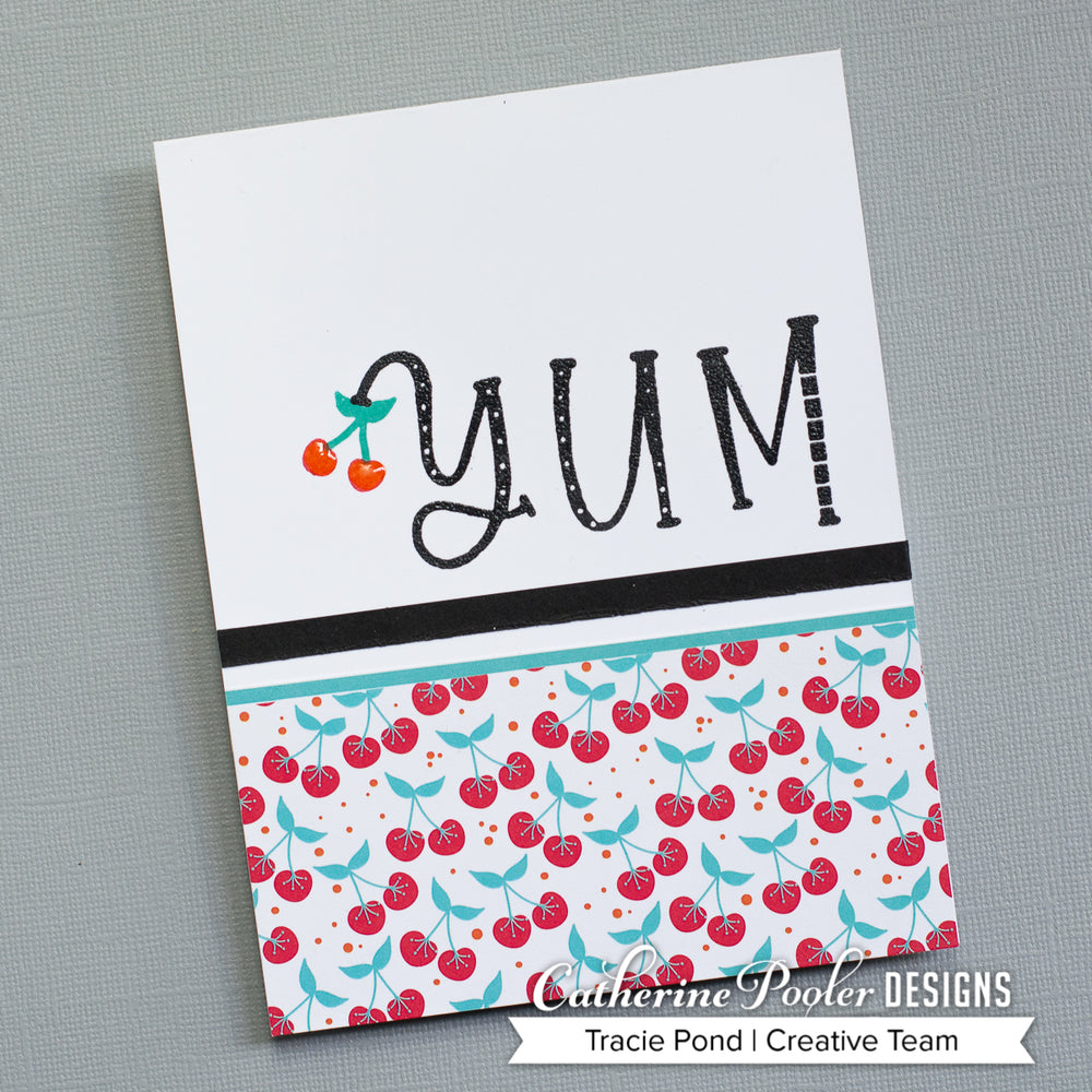 Yum sentiment with cherries 