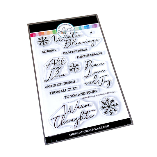 Winter Blessings Sentiments Stamp Set