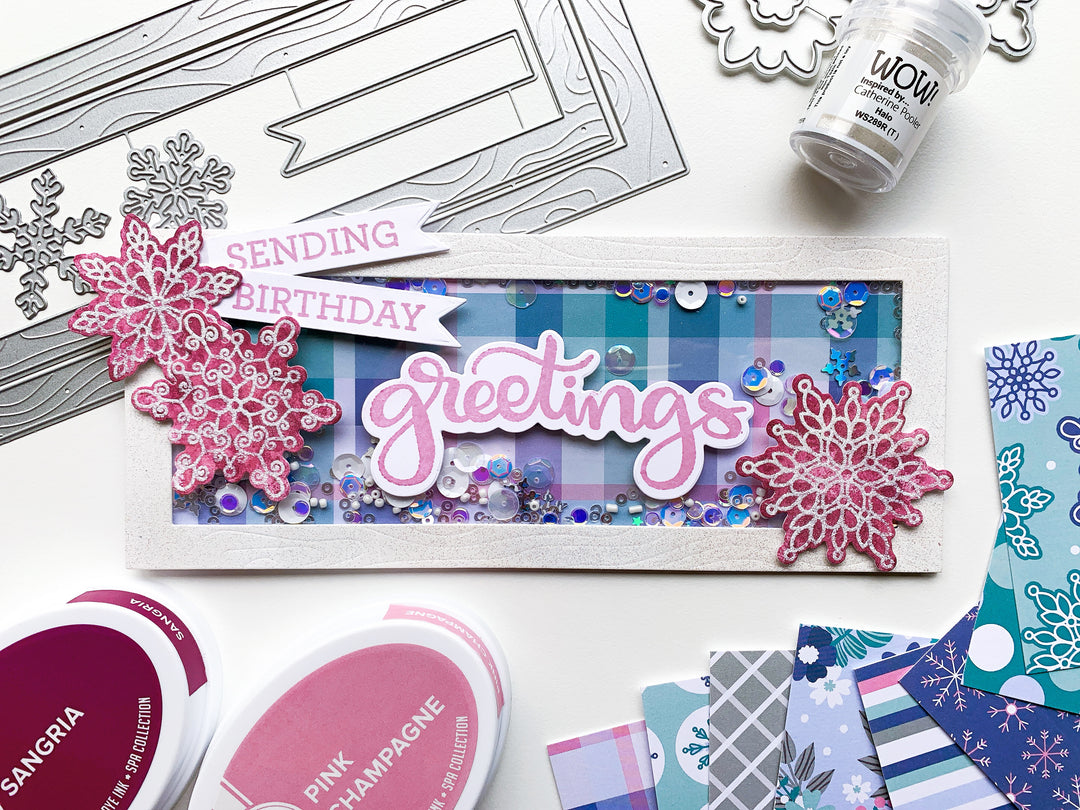 sending birthday greetings slimline card 
