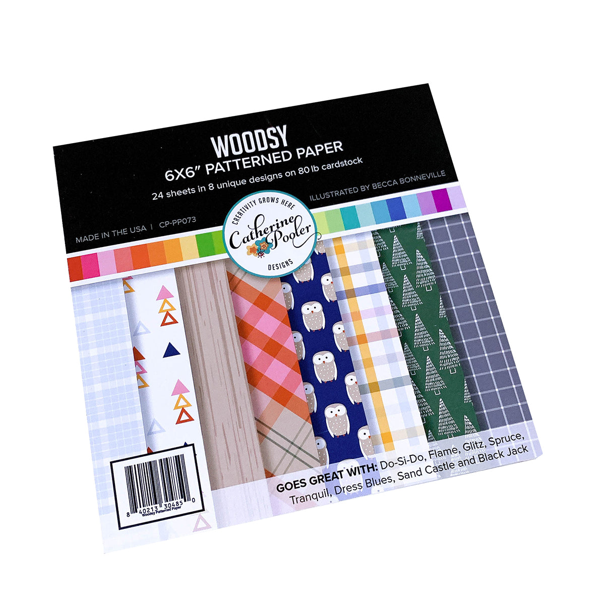 Woodsy Patterned Paper – Catherine Pooler Designs