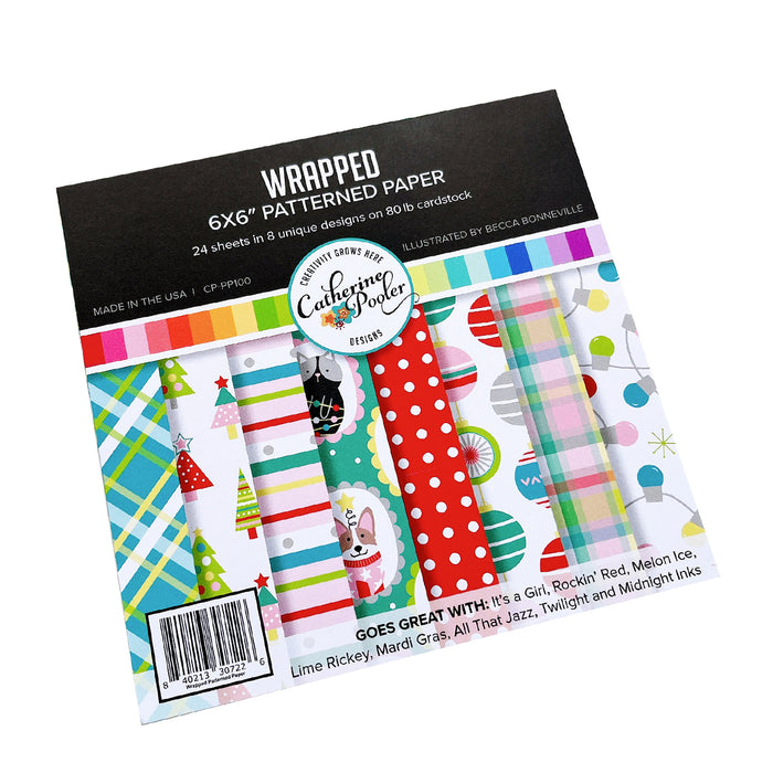 Wrapped Patterned Paper