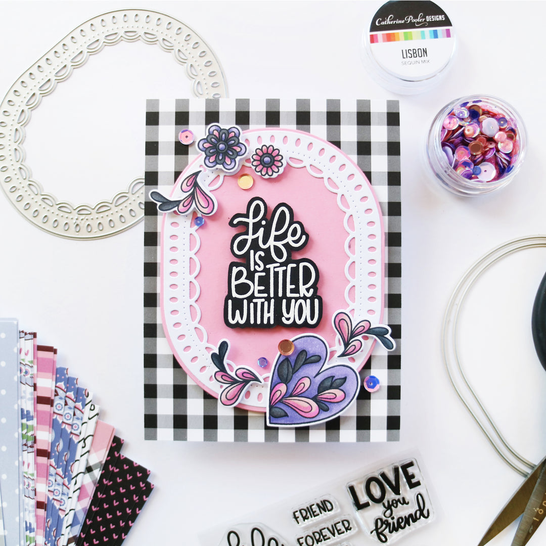 Forever Yours Sentiments Stamp Set