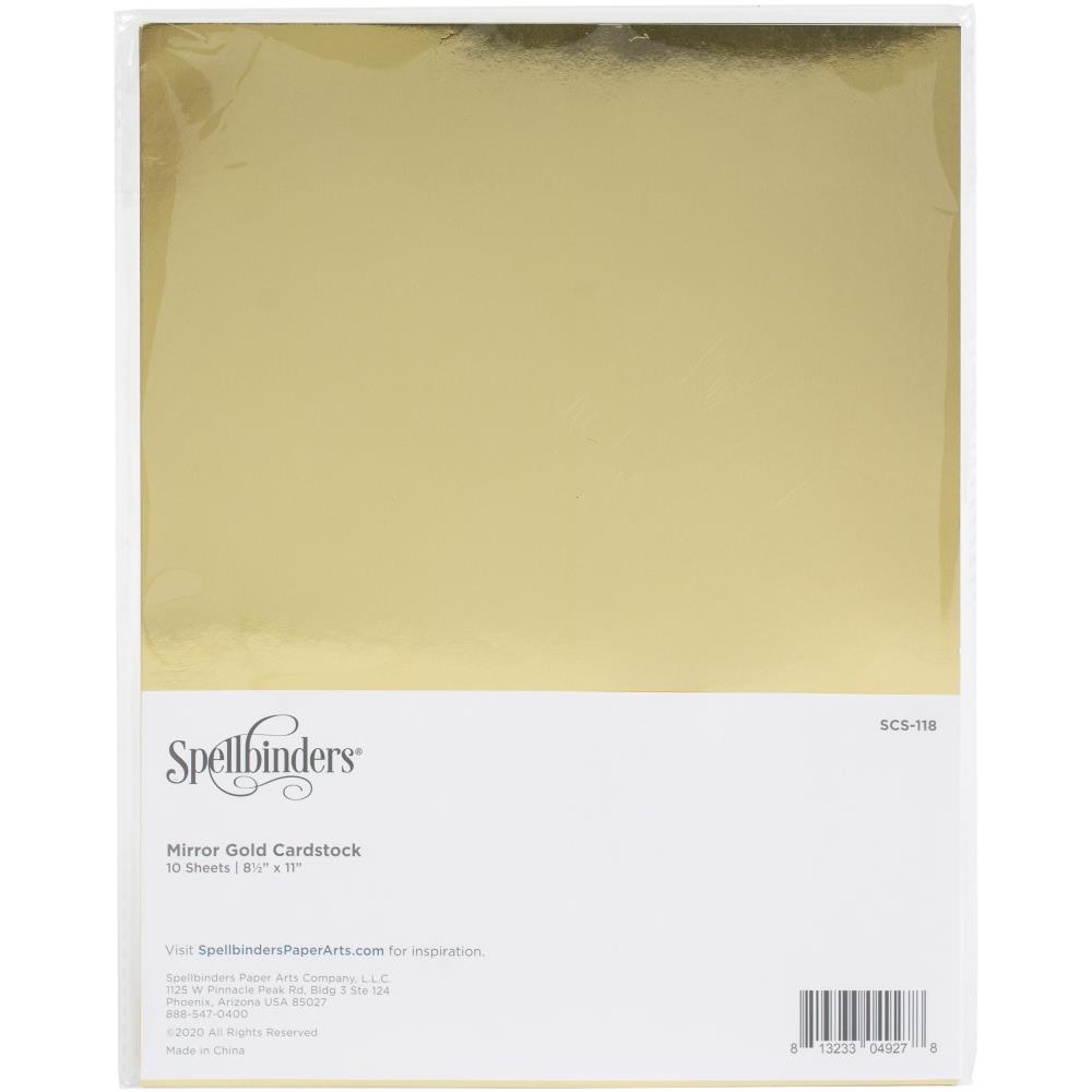 Mirror Gold Cardstock by Spellbinders