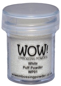 White Puff Embossing Powder by WOW